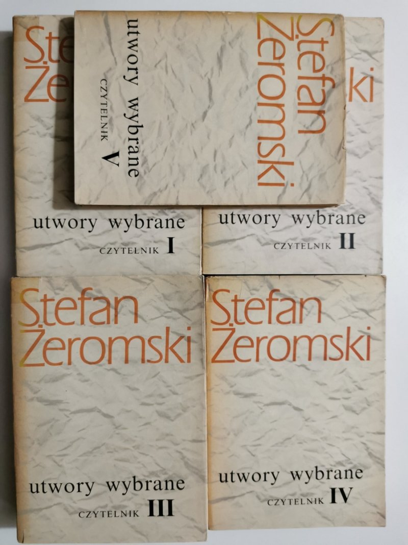 UTWORY WYBRANE 5 TOMÓW - STEFAN ŻEROMSKI 