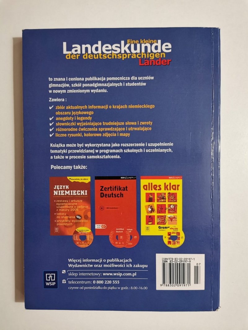 EINE KLEINE LANDESKUNDE DER DEUTSCHSPRACHIGEN LANDER 2006