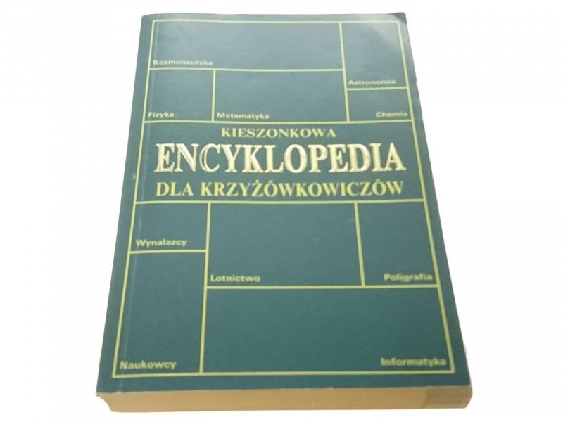 KIESZONKOWA ENCYKLOPEDIA DLA KRZYŻÓWKOWICZÓW 1992
