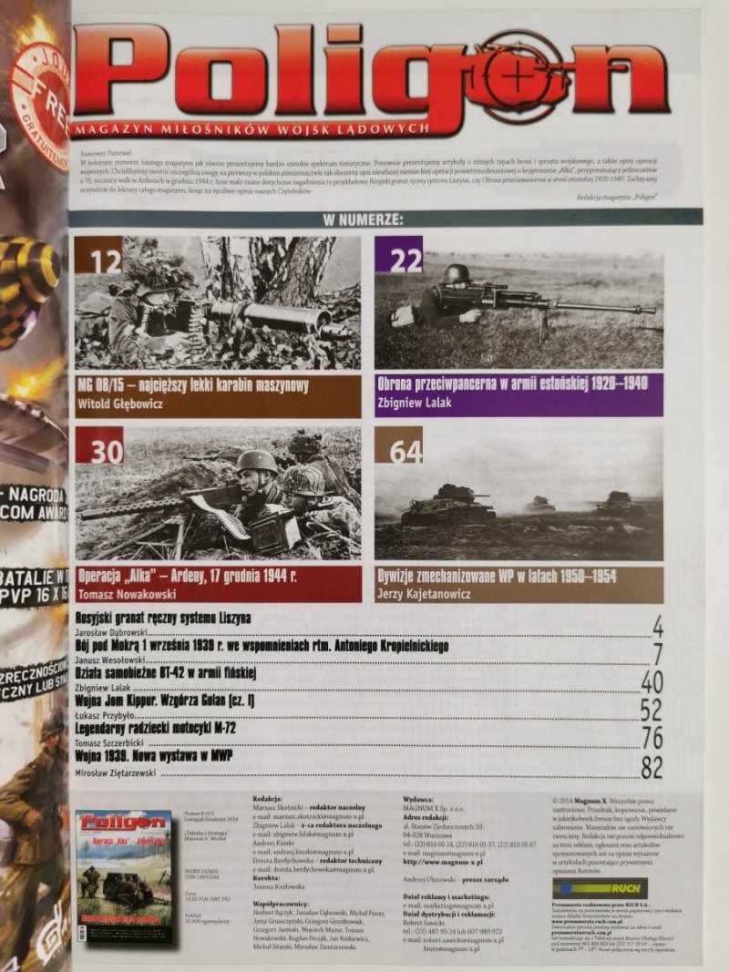 POLIGON NUMER 6 (47) LISTOPAD-GRUDZIEŃ 2014