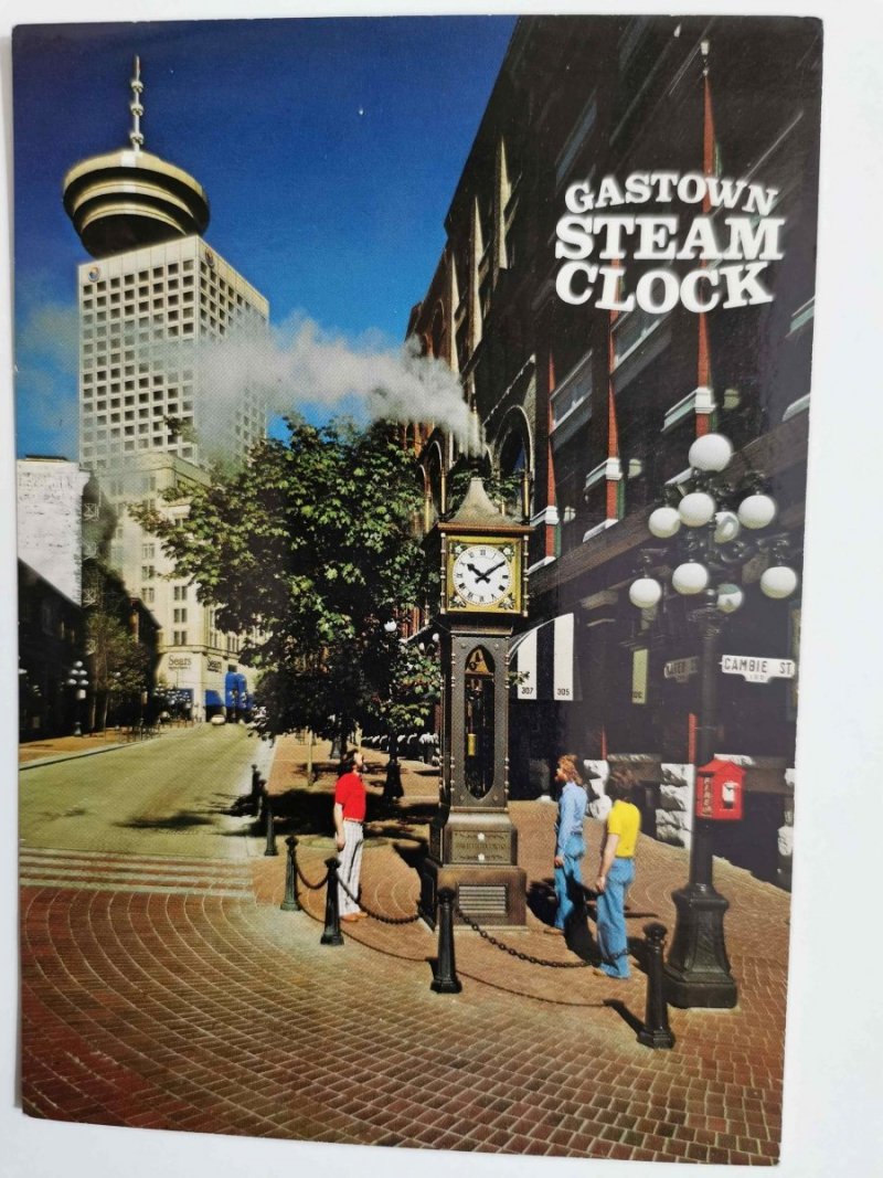 THE GASTOWN STEAM CLOCK. VANCOUVER, CANADA
