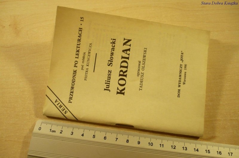 JULIUSZ SŁOWACKI. KORDIAN - Olszewski (1990)