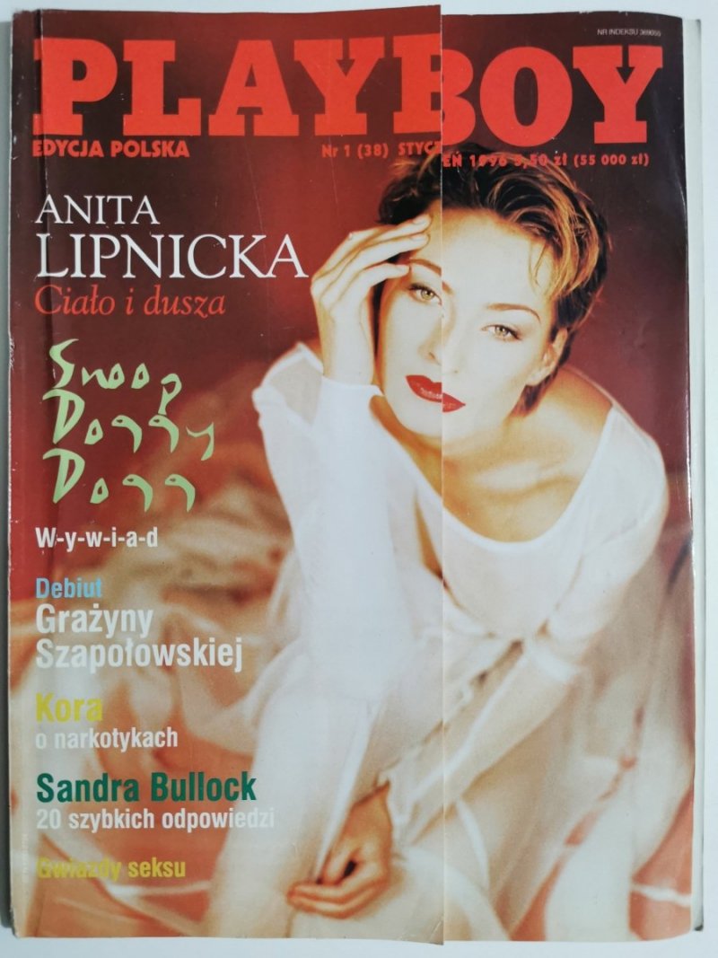 PLAYBOY NR 1 (38) STYCZEŃ 1996 ANITA LIPNICKA 