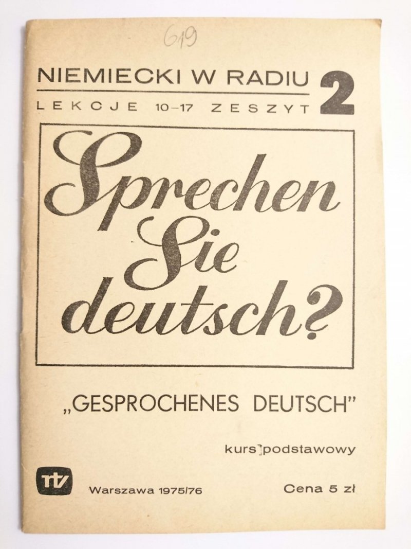 NIEMIECKI W RADIU LEKCJE 10-17 ZESZYT 2 KURS PODSTAWOWY 