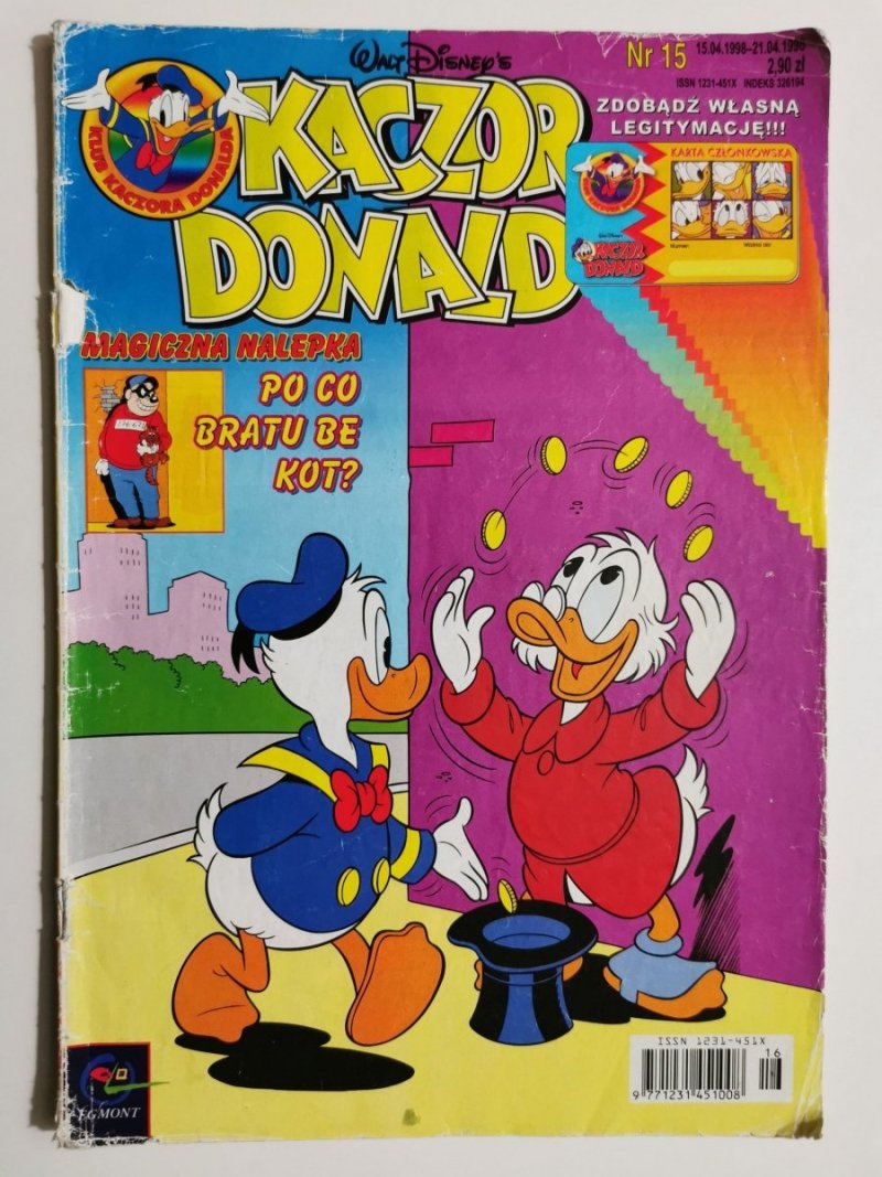 KACZOR DONALD nr 15 – 15.04.1998 – 21.04.1998