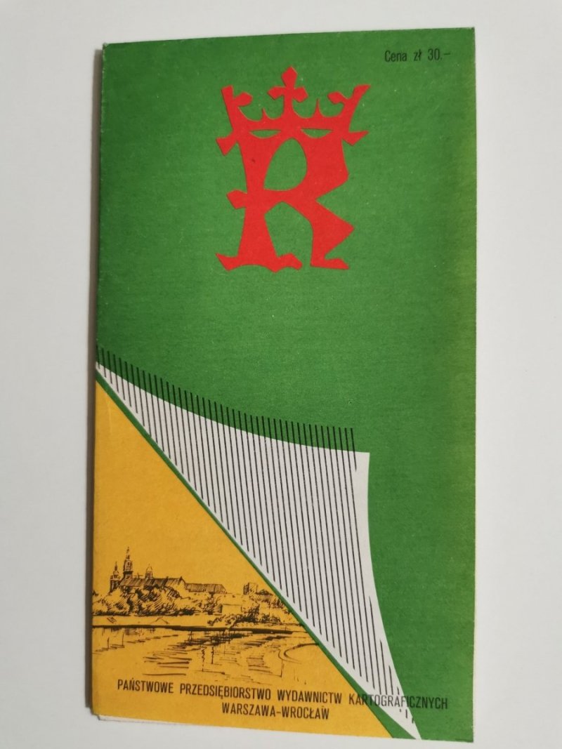 OKOLICE KRAKOWA. MAPA TURYSTYCZNA 1: 200 000 1983