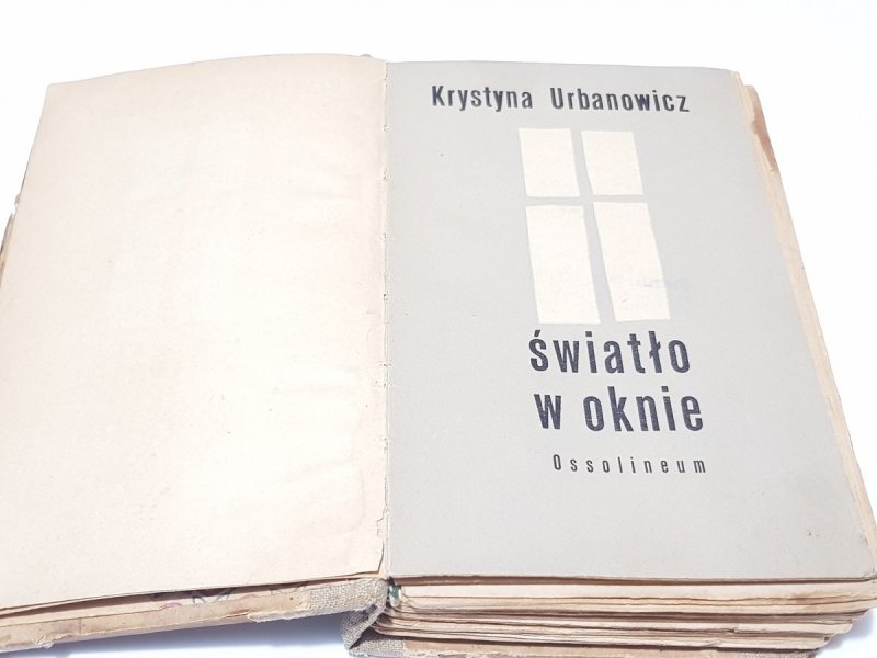 ŚWIATŁO W OKNIE - Krystyna Urbanowicz 1962