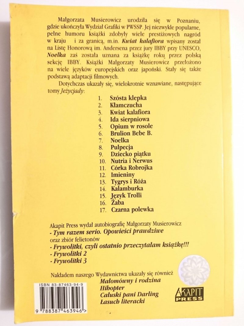 KALAMBURKA - Małgorzata Musierowicz 