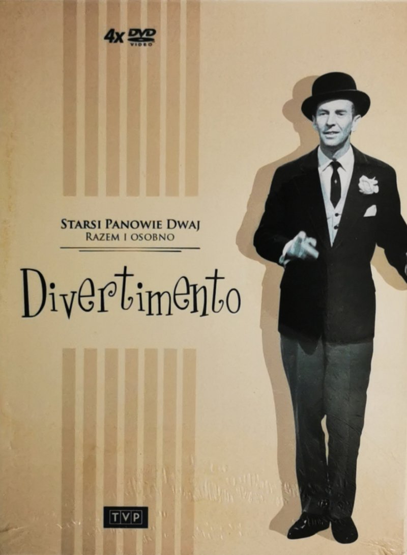DVD. STARSI PANOWIE DWAJ: RAZEM I OSOBNO. DIVERTIMENTO 4xDVD
