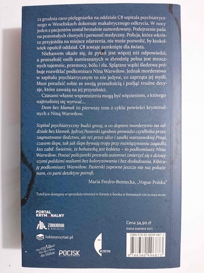 DOM BEZ KLAMEK - Jędrzej Pasierski 2018