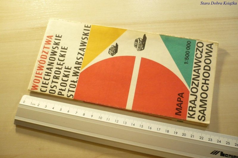 WOJEWÓDZTWA CIECHANOWSKIE OSTROŁĘCKIE PŁOCKIE 1976