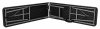 Zestaw cateringowy Feta 180 Black +2 ławki