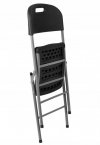 Zestaw cateringowy FETA BLACK 180 cm + 6 krzeseł BLACK