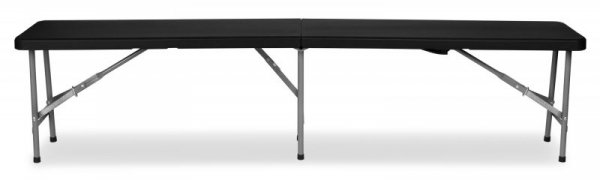 Ławka cateringowa składana 180 cm czarna