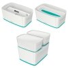 MyBox mały z pokrywką, biało-turkusowy LEITZ 52291051