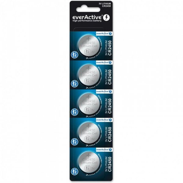 Bateria EVERACTIVE CR2450/DL2450/BR2450 3V litowa blister (5szt)