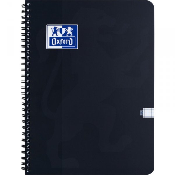 Kołozeszyt A4 80k kratka ESSE czarny 400192076 OXFORD