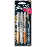 Marker permanentny SHARPIE mix metalic 3szt złoty srebrny brązowy 1986006