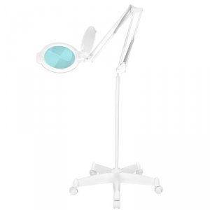 Lampa lupa led Glow Moonlight 8012/5 white ze statywem