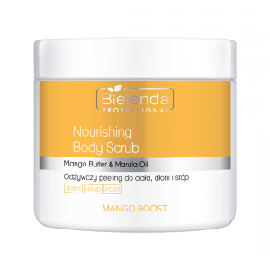 Bielenda Mango Boost Odżywczy peeling do ciała, dłoni i stóp 550g