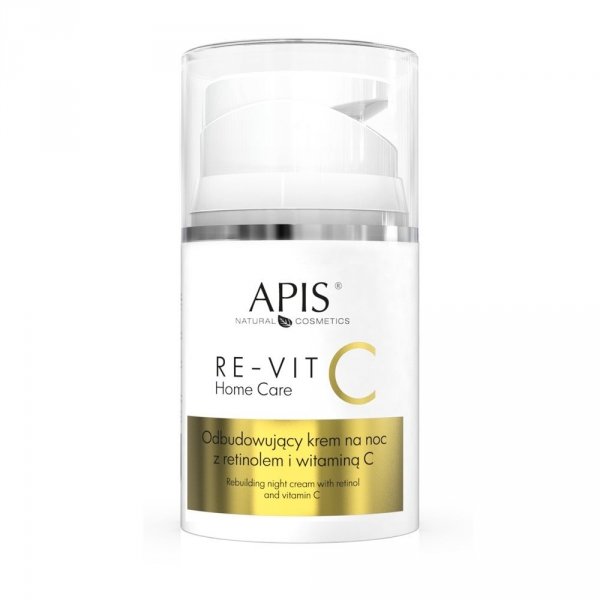 Apis RE-VIT C Odbudowujący krem na noc z retinolem i witaminą C 50ml