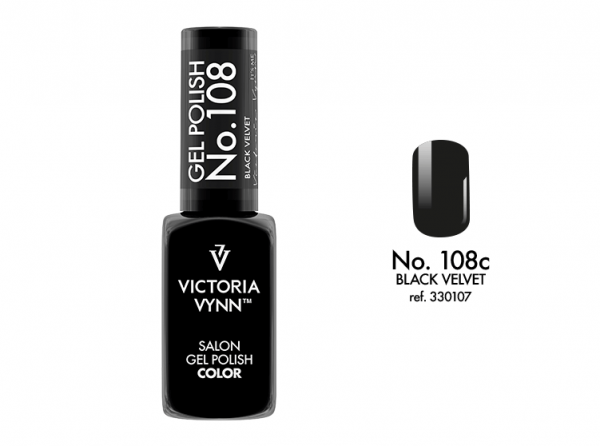Victoria Vynn Gel Polish Color -  Black Velvet No.108 8 ml