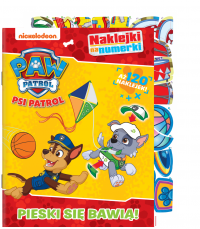 Psi Patrol Naklejki na numerki 3 Pieski się bawią! 