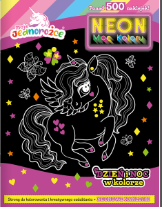 Moje jednorożce Neon Moc koloru Dzień i noc w kolorze