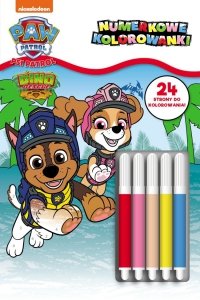 Psi Patrol Numerkowe kolorowanki 3 DINOakcja