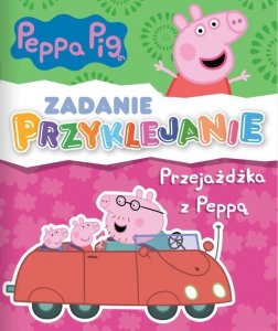 Świnka Peppa Zadanie przyklejanie 5 Przejażdżka z Peppą