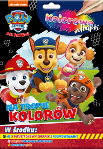 Psi Patrol Kolorowe zdrapki 2 Na tropie kolorów