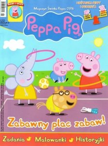 Świnka Peppa magazyn 1/2016 Zabawny plac zabaw! + HUŚTAWKA PEPPY I GEORGE'A