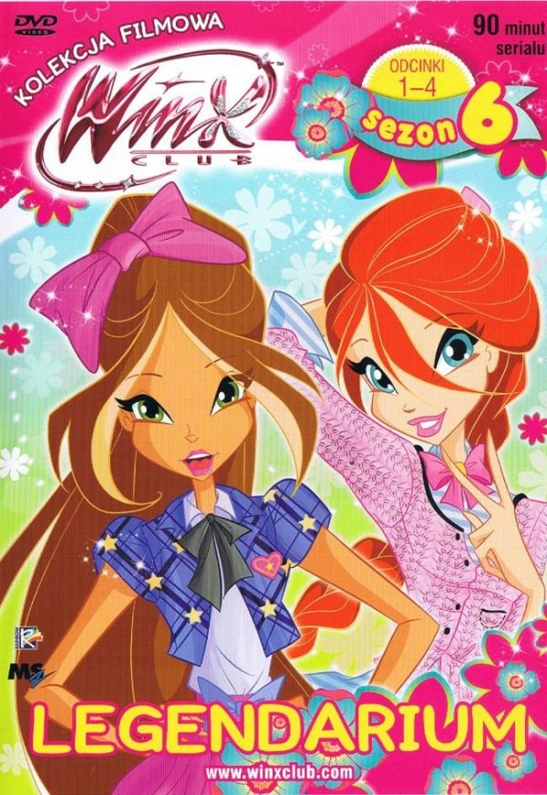 Winx Club Kolekcja filmowa seria 6 cz.1 Legendarium (DVD)