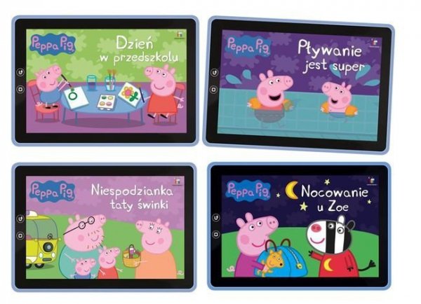 Świnka Peppa Książeczki Bajeczki zestaw 4 książek