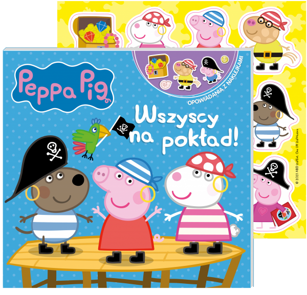Świnka Peppa Opowiadania z naklejkami 9 Wszyscy na pokład!