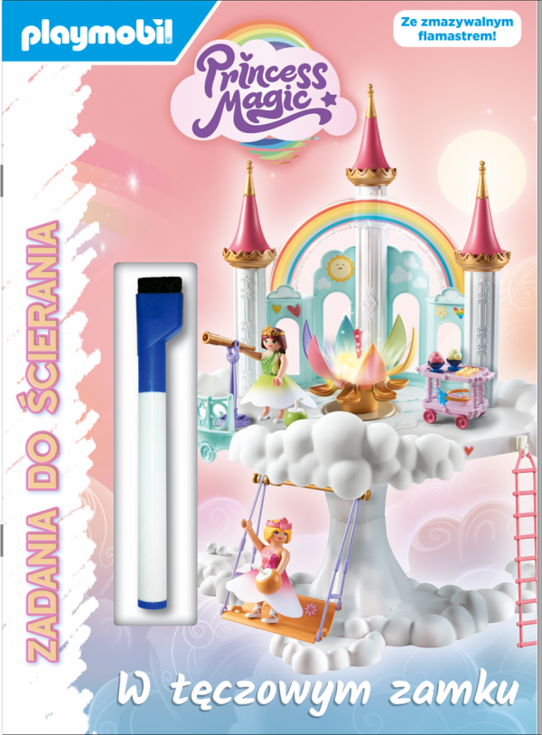 Playmobil Princess Magic Zadania do ścierania 1 W tęczowym zamku