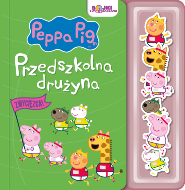 Świnka Peppa Bajki z magnesami 1 Przedszkolna drużyna