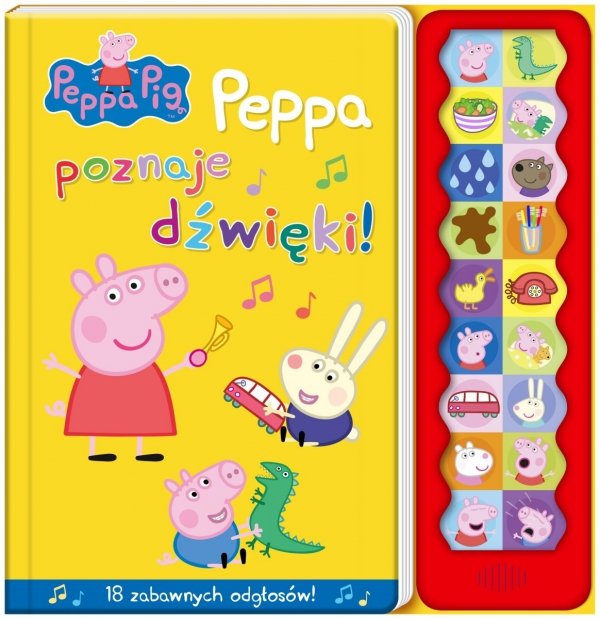 Świnka Peppa Peppa poznaje dźwięki!