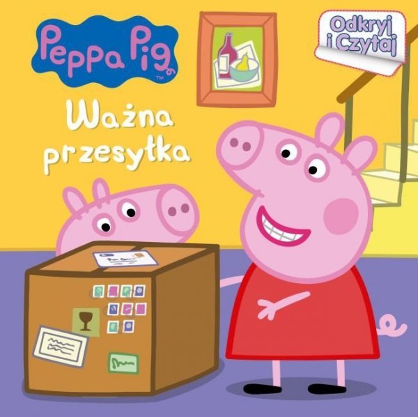 Świnka Peppa Odkryj i Czytaj Ważna przesyłka
