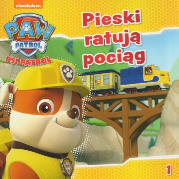 Psi Patrol zestaw Pieski ratują pociąg + Ekipa na 102! cz.6 + pojazd ratunkowy
