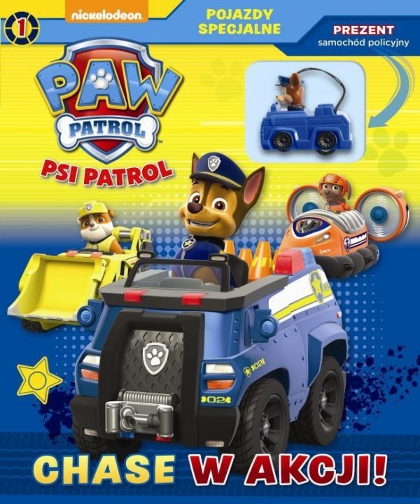 Psi Patrol Pojazdy specjalne 1 Chase w akcji! + samochód policyjny