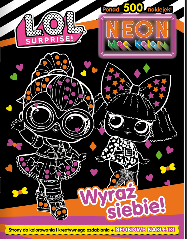 LOL Surprise! Neon Moc koloru Wyraź siebie!