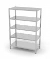 Regał magazynowy, 5 półek pełnych 1400 x 400 x 1800 mm POLGAST 335144 335144