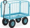 Wózek transportowy 400kg zdejmowane barierki boczne HILLVERT HT-TWIN-400 10090382 4062859148773