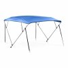 Daszek do łodzi - 4 pałąki - 236 x 194 x 146 cm - błękit kobaltowy MSW 10061644 MSW-MBT-06
