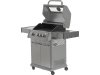 GRILL GAZOWY 3+1 STAL NIERDZEWNA 11,5KW, Z SZYBĄ YATO YG-20015