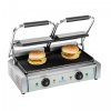 Grill kontaktowy - 2 x 1800 W - ryflowany ROYAL CATERING 10010246 RCKG-3600-G