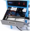 Maszyna do Waty Cukrowej na wózku Misa 52cm Niebieska 1,1kW MAXIMA 09506003 8720783966219