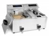 Frytownica z panelem cyfrowym Mastercook z kranem spustowym - 2x 8 l HENDI 207376 207376