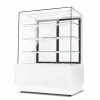 Witryna cukiernicza chłodnicza Dolce Visione Basic 900 BIANCO | 900x690x1300 mm | białe wnętrze